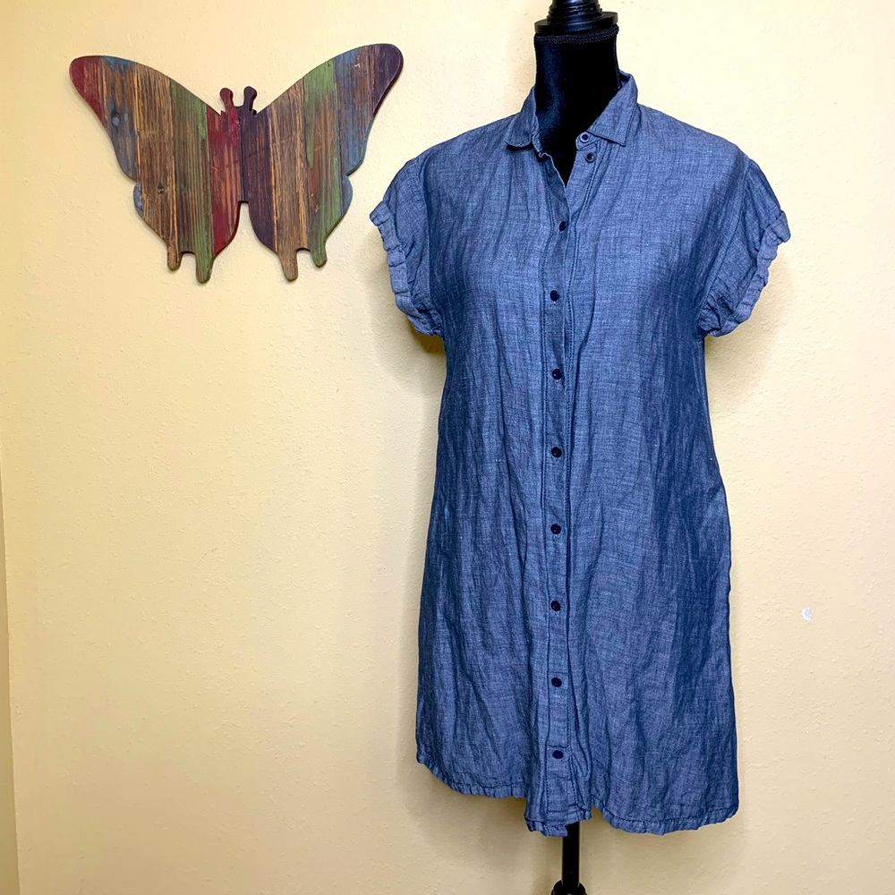 Madewell Linen Short Dress